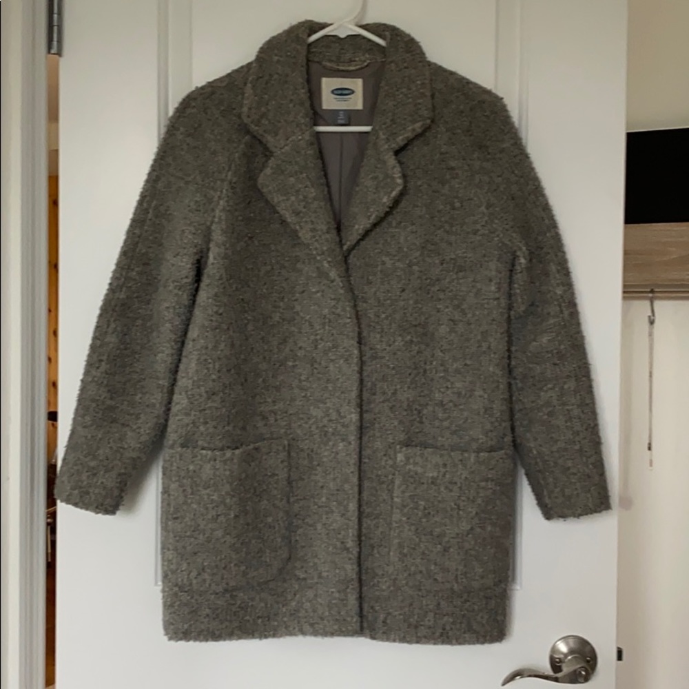 Old Navy Petite Textured Cocoon Coat